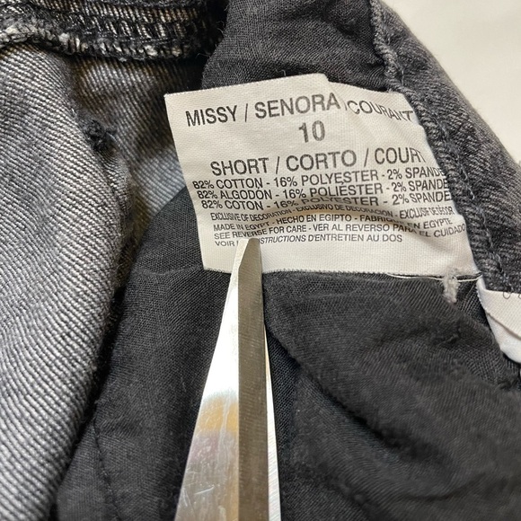 Gloria Vanderbilt size 10 short black paisley Amanda straight leg jeans - Picture 8 of 8